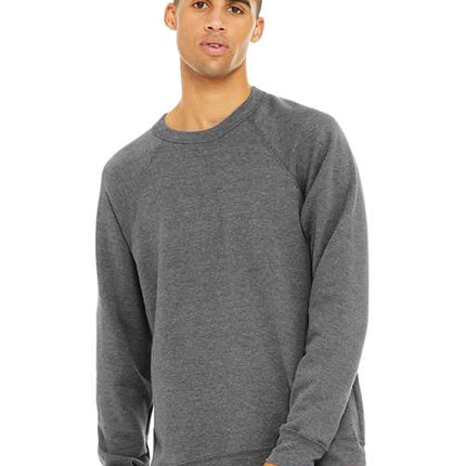 Unisex Sponge Fleece Raglan Crewneck Sweatshirt