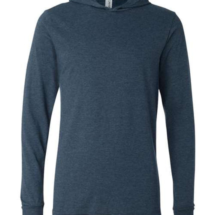 Unisex Jersey Hooded Long Sleeve Tee