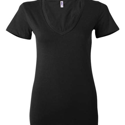 Women’s Jersey Deep V-Neck Tee
