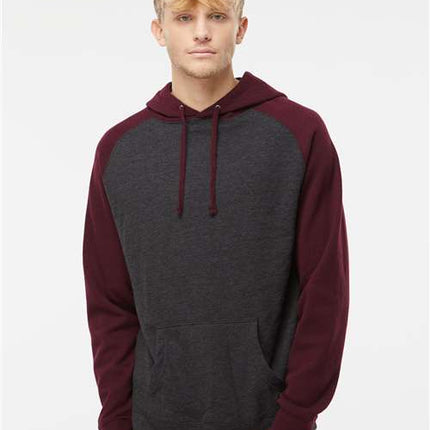 Unisex Raglan Hooded Sweatshirt