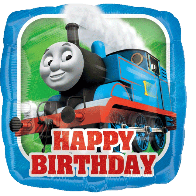 Thomas the Train Happy Birthday Mylar Balloons sold by RQC Supply Canada an arts and craft store located in Woodstock, Ontario