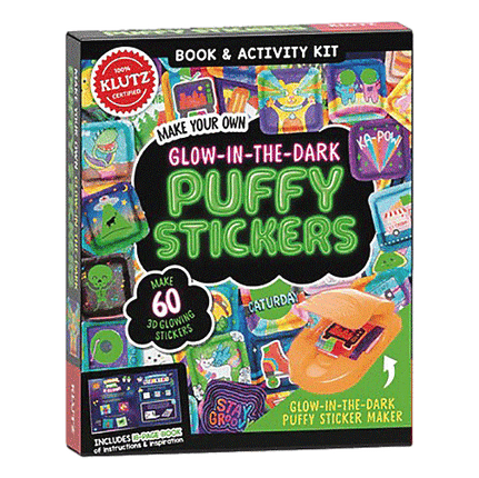 Make Your Own Glow in the Dark Puffy Stickers Kit