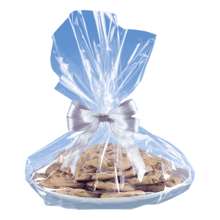 Clear Tray holding cello bag sold by RQC Supply Canada an arts and craft store located in Woodstock, Ontario