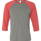 Grey/ Red Triblend / XS