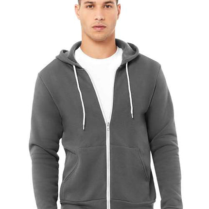 Unisex Sponge Fleece Full-Zip Hoodie Sweatshirt