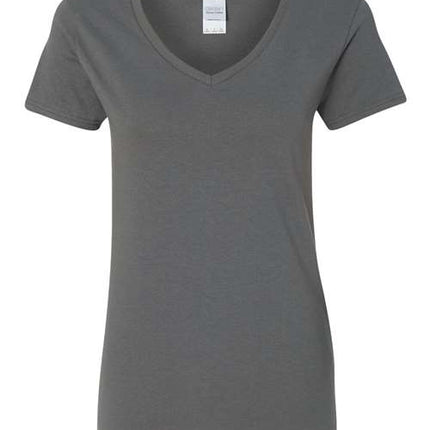 Gildan Women's Heavy Cotton™ V-Neck T-Shirt - 5V00L