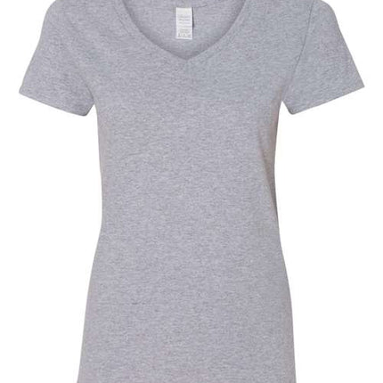 Gildan Women's Heavy Cotton™ V-Neck T-Shirt - 5V00L