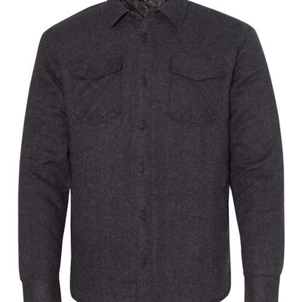 Men's Quilted Flannel Shirt Jacket