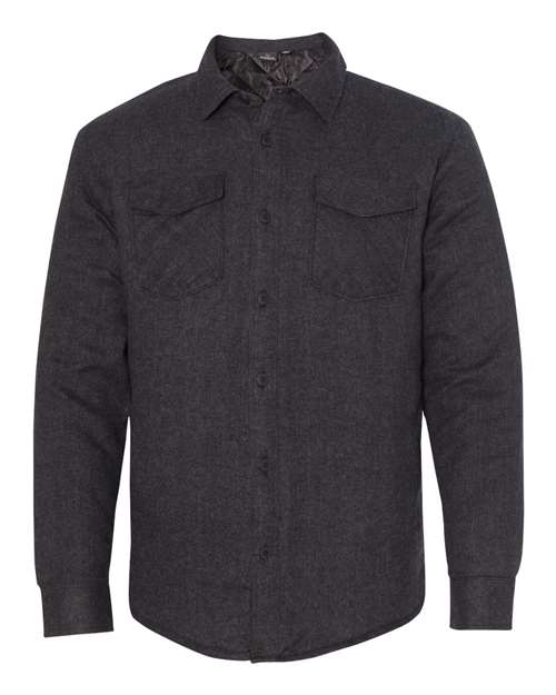 Burnside Men's Quilted Flannel Shirt Jacket - 8610