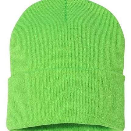 12" Solid Cuffed Beanie