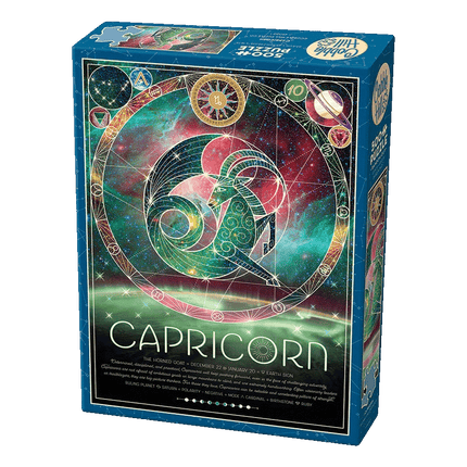 Zodiac Themed Puzzles sold by RQC Supply Canada an arts and craft store located in Woodstock, Ontario showing Capricorn Zodiac Puzzle