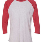 Vintage Red Sleeves/ Heather White Body / XS