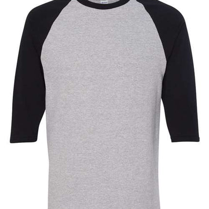 Gildan Unisex Heavy Cotton™ Raglan Three-Quarter Sleeve T-Shirt - 5700