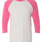 Vintage Pink Sleeves/ Heather White Body / XS