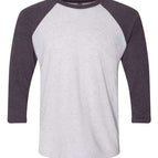 Vintage Purple Sleeves/ Heather White Body / XS
