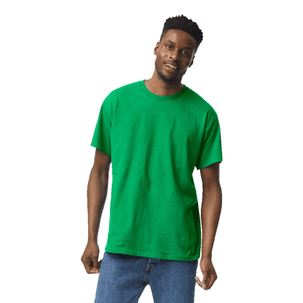 5000 Mens Cotton Short Sleeve T-shirt (Heather/Sport/Fluro) - Gildan