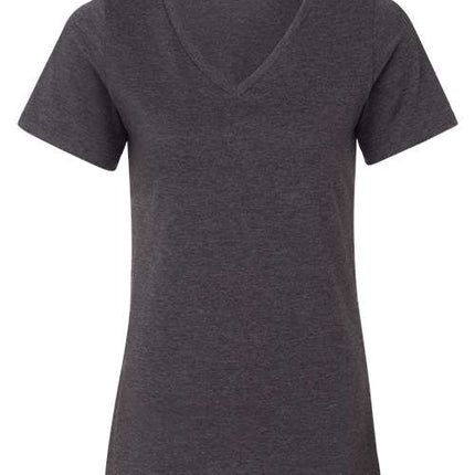 Women's Relaxed Heather CVC V-Neck Tee