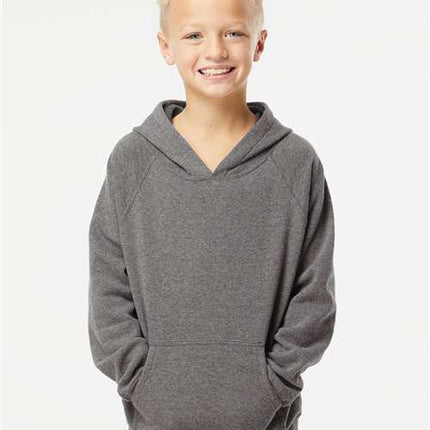 Youth Lightweight Special Blend Raglan Hooded Sweatshirt