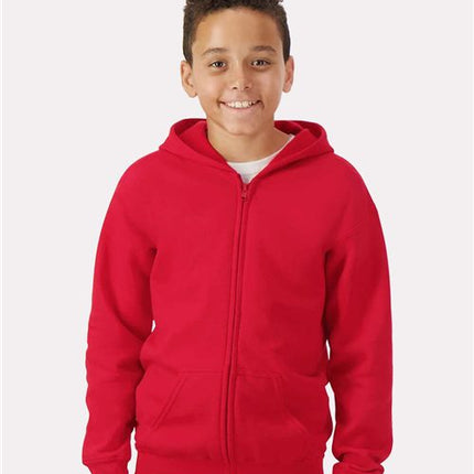 Gildan Youth Heavy Blend™ Full-Zip Hooded Sweatshirt - 18600B