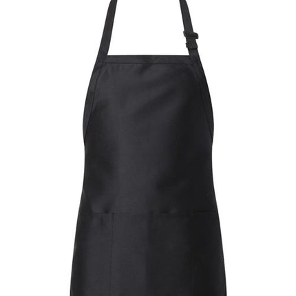 Full-Length Apron with Pouch Pocket