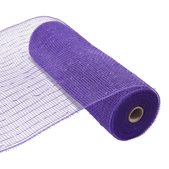 Purple Deco Mesh 10" x 10 yards sold by RQC Supply Canada an arts and craft hobby store located in Woodstock, Ontario