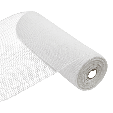 White Deco Mesh 10" x 10 yards sold by RQC Supply Canada an arts and craft hobby store located in Woodstock, Ontario