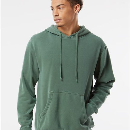 Unisex Midweight Pigment-Dyed Hooded Sweatshirt