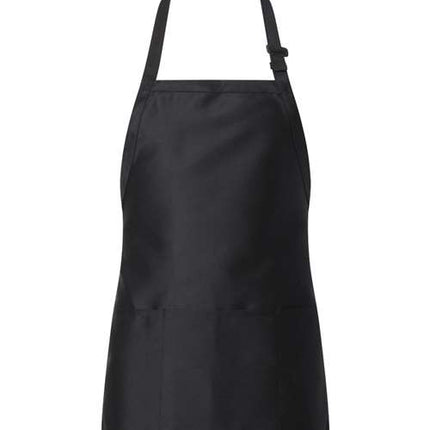 Full-Length Apron with Pouch Pocket