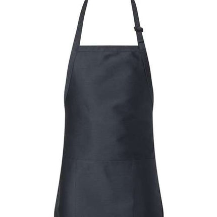 Full-Length Apron with Pouch Pocket