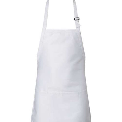 Full-Length Apron with Pouch Pocket