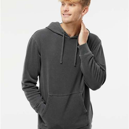 Unisex Midweight Pigment-Dyed Hooded Sweatshirt