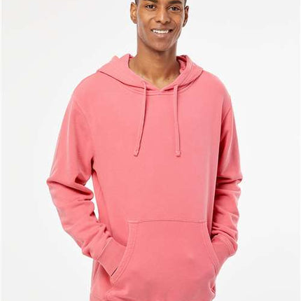 Unisex Midweight Pigment-Dyed Hooded Sweatshirt