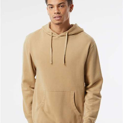 Unisex Midweight Pigment-Dyed Hooded Sweatshirt