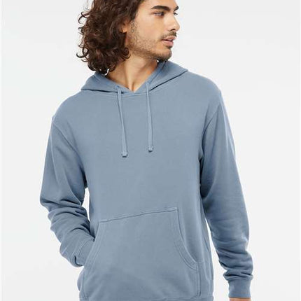 Unisex Midweight Pigment-Dyed Hooded Sweatshirt