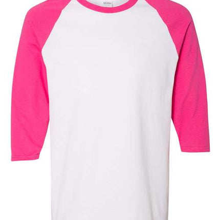 Gildan Unisex Heavy Cotton™ Raglan Three-Quarter Sleeve T-Shirt - 5700
