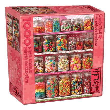 Candy Shelf 1000pc Puzzle made by Jack Pine sold by RQC Supply Canada a craft and hobby store located in Woodstock, Ontario Canada