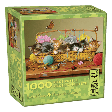 Basket Case 1000pc Jigsaw Puzzle sold by RQC Supply Canada an arts and craft store located in Woodstock, Ontario