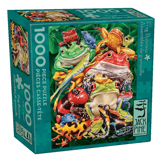 Frog Business Jack Pine Puzzle sold by RQC Supply Canada an arts and craft hobby store located in Woodstock, Ontario