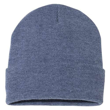 12" Solid Cuffed Beanie