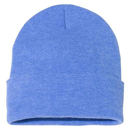 12" Solid Cuffed Beanie