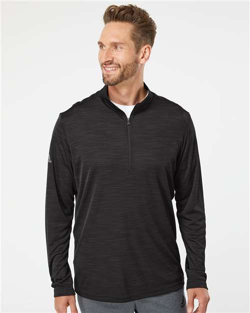 Adidas Men's Lightweight Mélange Quarter-Zip Pullover - A475