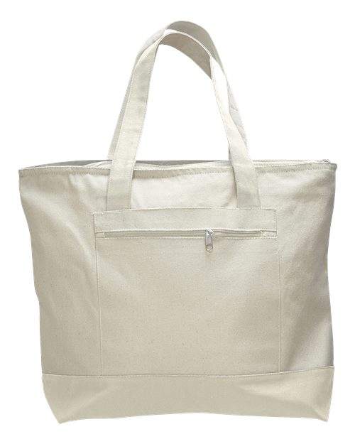 Q- Tees 19L Zippered Tote - Q1300