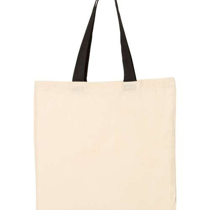 Economical Tote with Contrast-Color Handles