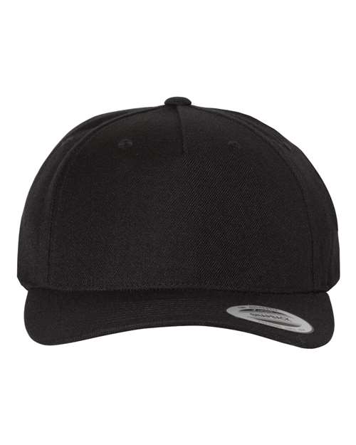 YP Classics Premium Five-Panel Curved Bill Snapback Cap - 6789M
