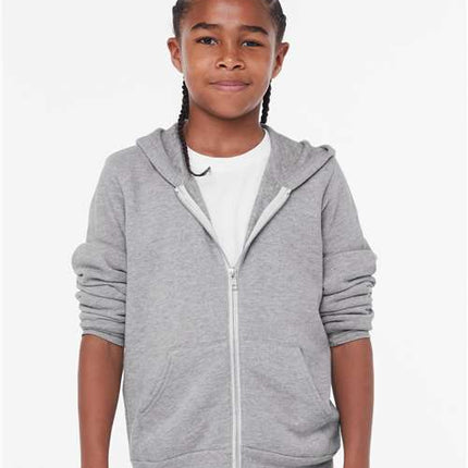 Youth Sponge Fleece Full-Zip Hoodie Sweatshirt
