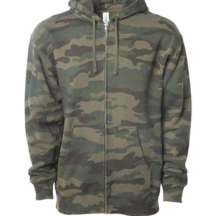 Unisex Midweight Full-Zip Hooded Sweatshirt