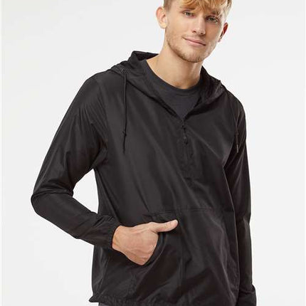 Men's Lightweight Quarter-Zip Windbreaker Pullover Jacket