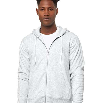 Unisex Sponge Fleece Full-Zip Hoodie Sweatshirt