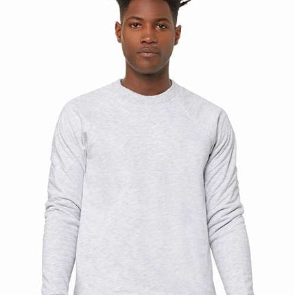 Unisex Sponge Fleece Raglan Crewneck Sweatshirt