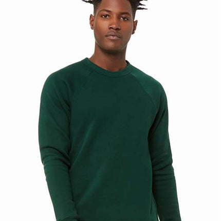 Unisex Sponge Fleece Raglan Crewneck Sweatshirt